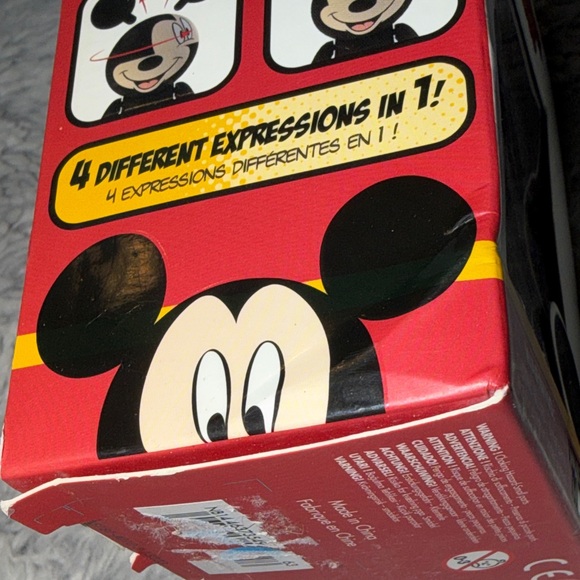 Disney Store Mickey Mouse & Friends Figure 4 Different Expressions NEW Dented - Picture 7 of 16